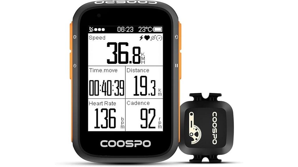 wireless gps bike computer