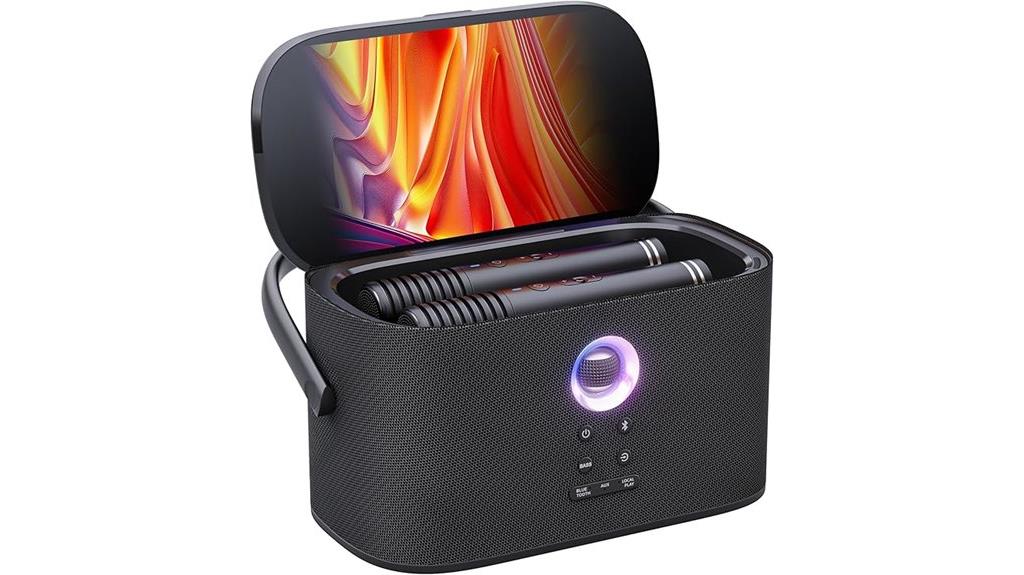 wireless microphone karaoke machine