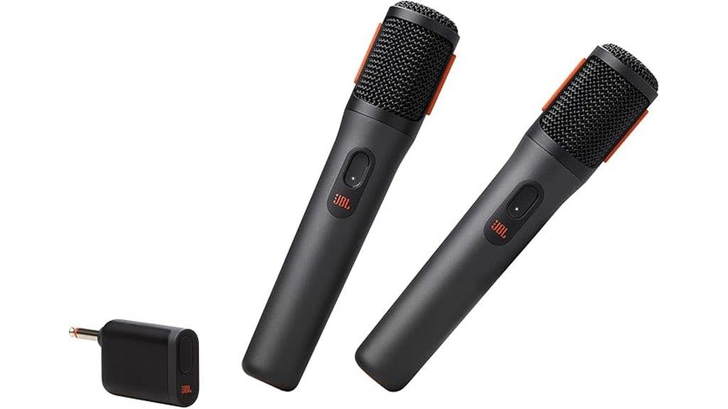 wireless microphone with dual mics