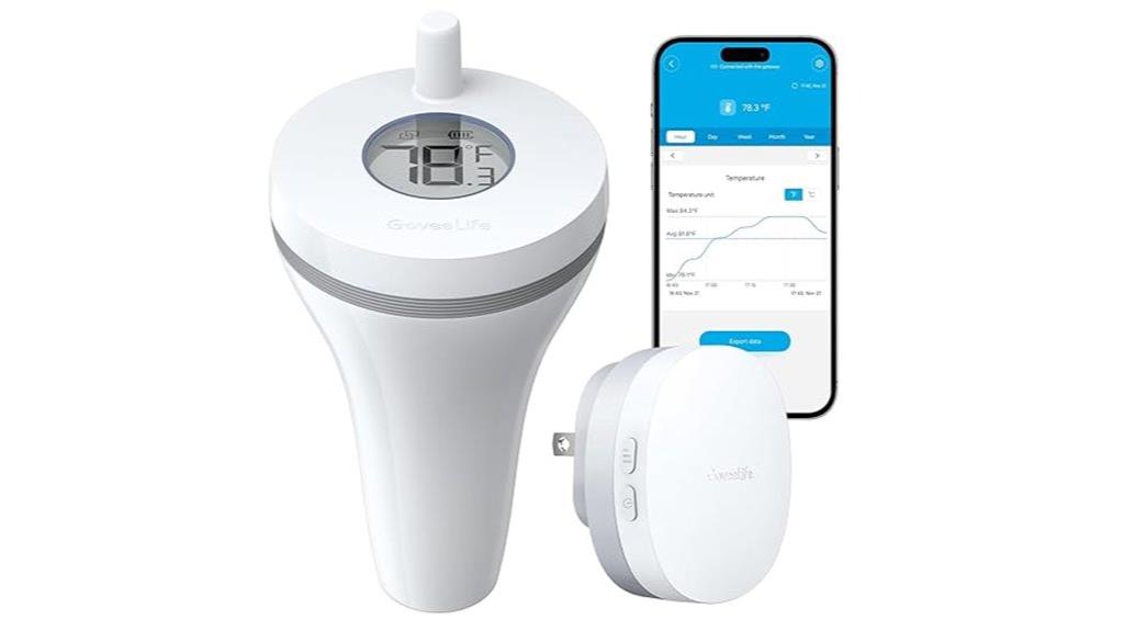 wireless pool temperature monitoring