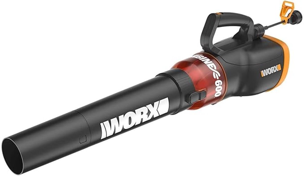 worx wg520 electric leaf blower