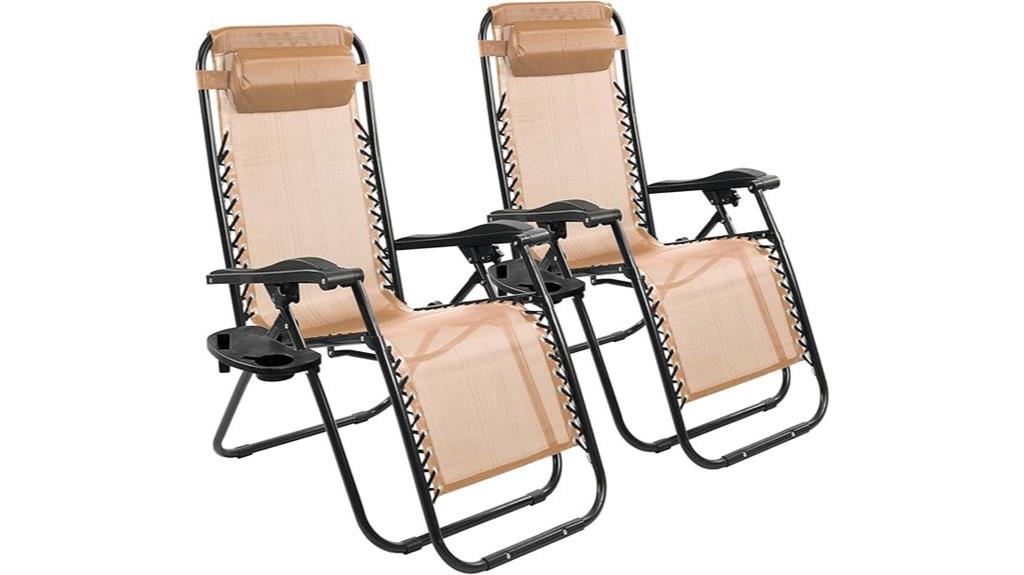 zero gravity chair set