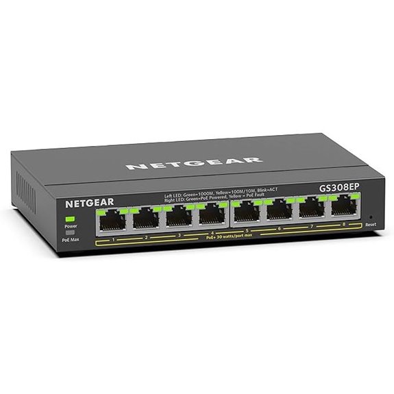 NETGEAR 8-Port PoE Gigabit Managed Switch