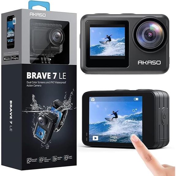 AKASO Brave 7 LE 4K Action Camera with Accessories