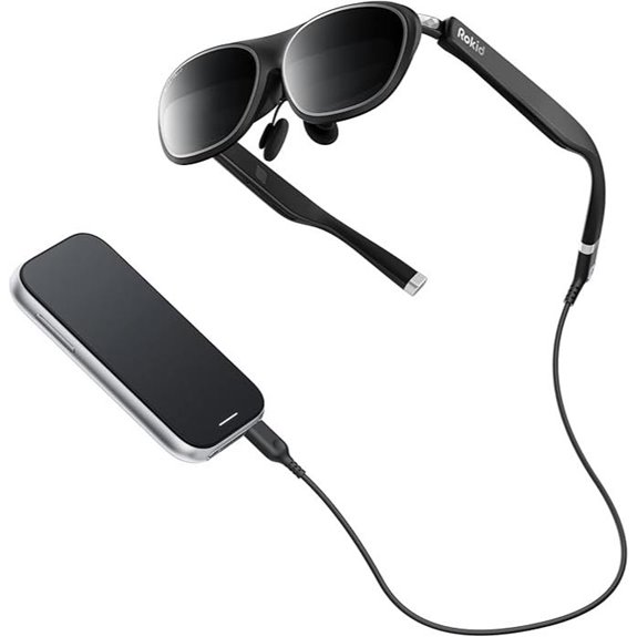 Rokid AR Spatial Video Glasses with 3-Screen Display