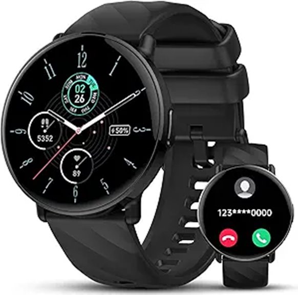 bluetooth fitness tracking watch