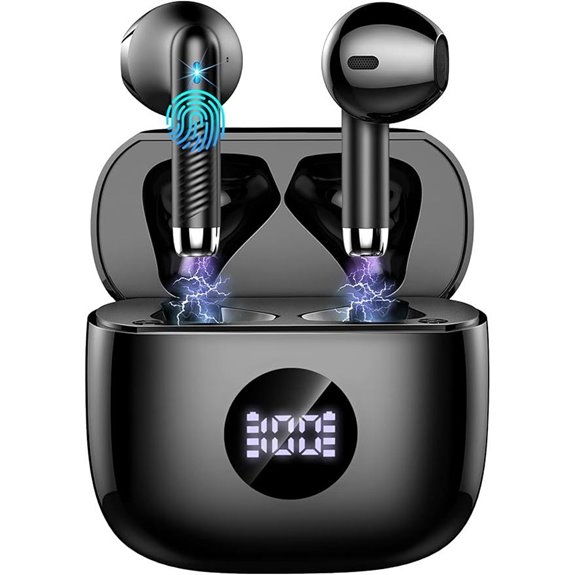 Wireless Bluetooth Earbuds with Noise Cancelling Microphone