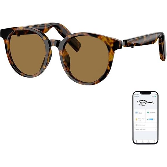 GetD Smart Bluetooth Sunglasses with Polarized Lenses