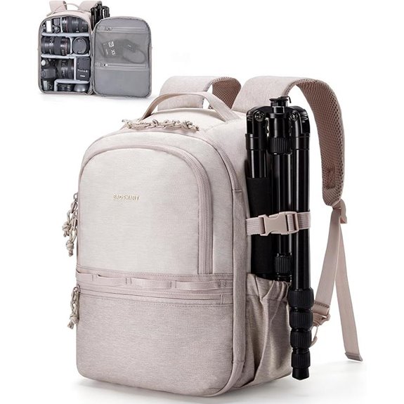 BAGSMART Camera Backpack for DSLR and iPad