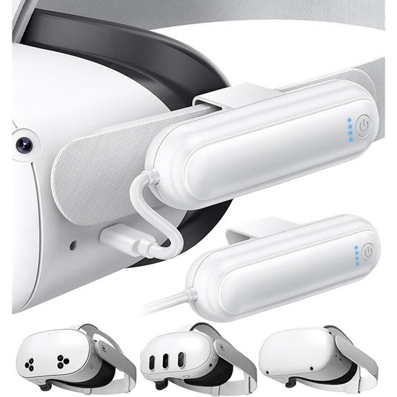 YUANHOT 2-Pack 20000mWh Battery for Meta Quest