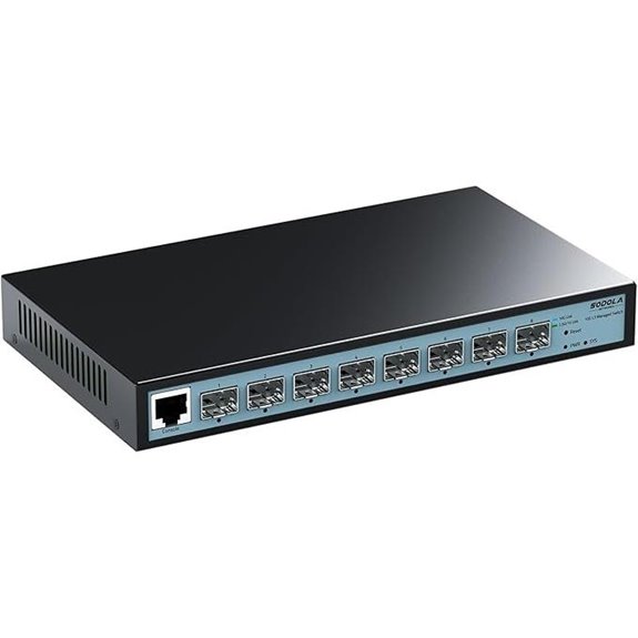 SODOLA 8-Port 10G L3 Managed Switch (SFP+ Only)