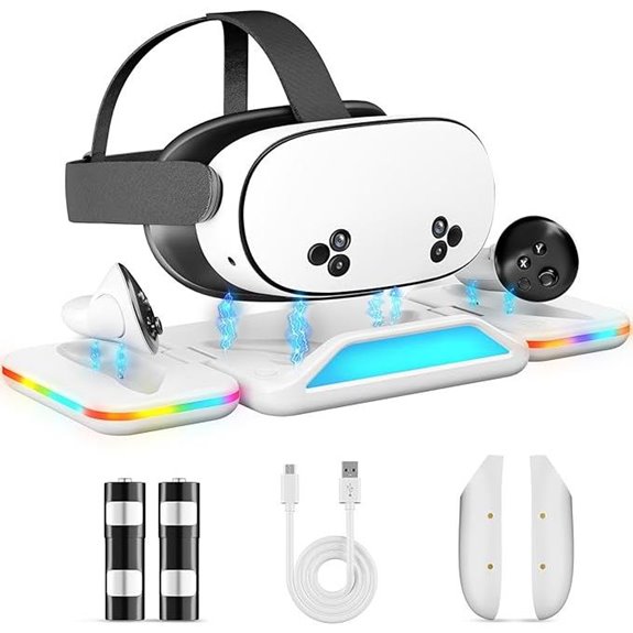 Foldable Charging Dock for Meta Quest 3/3S