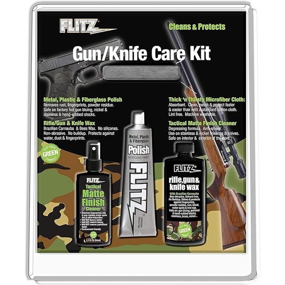Flitz Gun & Knife Maintenance Kit with Polish and Cleaners