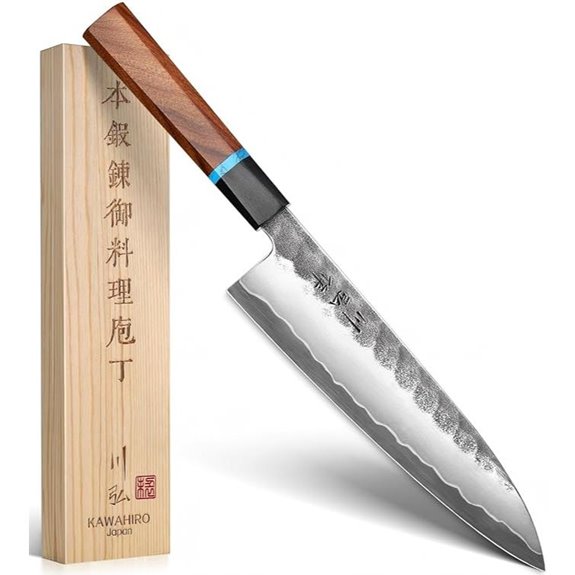 KAWAHIRO Japanese Chef Knife VG10 Handcrafted Gift