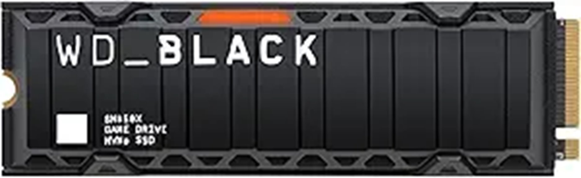 WD_BLACK SN850X 2TB NVMe SSD with Heatsink