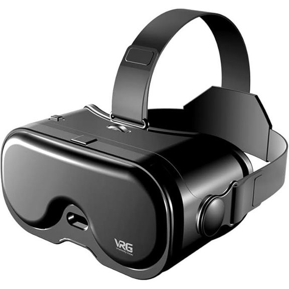 VR Phone Headset with 3D HD Lenses and Wide FOV