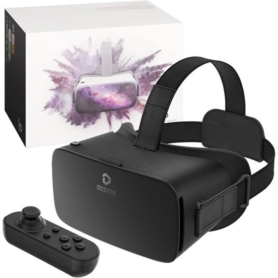 DESTEK V5 Kids VR Headset with Gamepad & Apps
