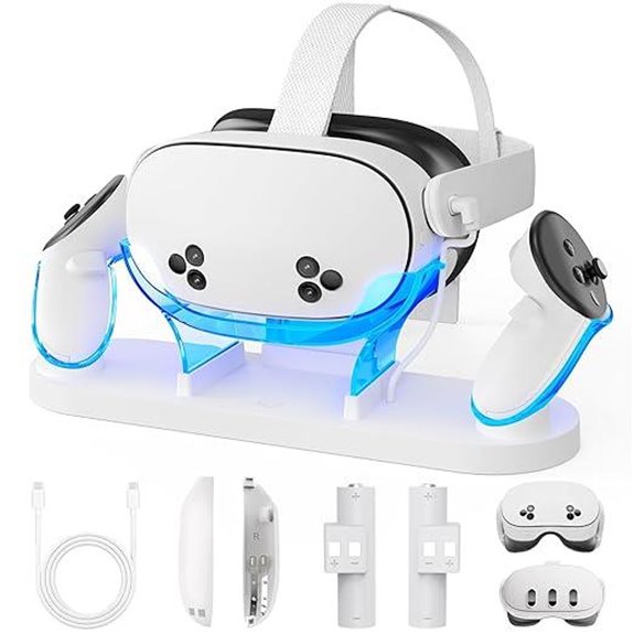YOGES Charging Dock for Meta Quest 3 & 3S