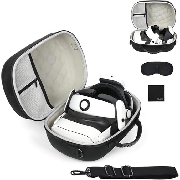 VR Headset & Controller Travel Case for Meta Quest 3