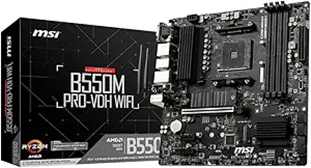 MSI B550M PRO-VDH WiFi Motherboard (AMD DDR4)