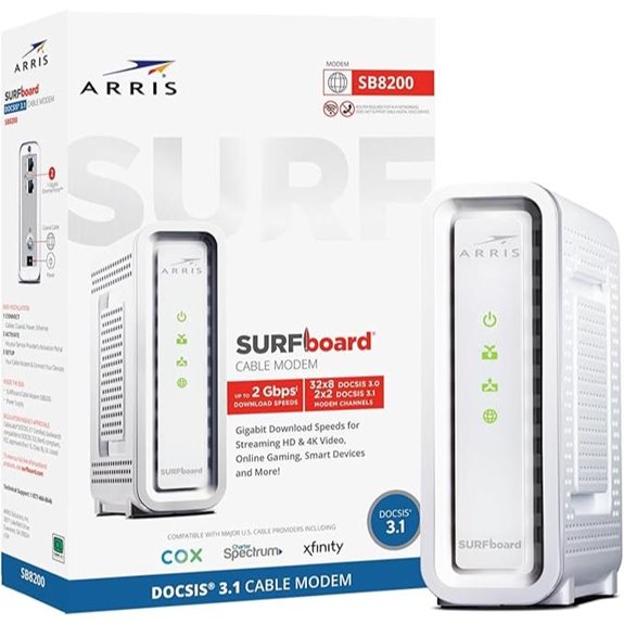 ARRIS SURFboard SB8200 Multi-Gig Cable Modem