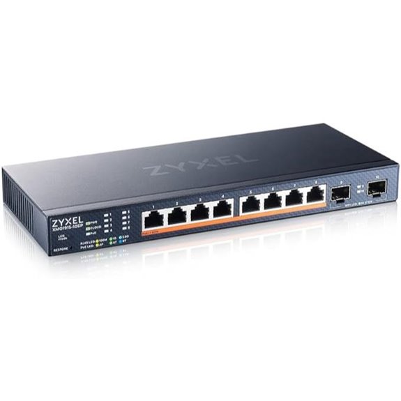 Zyxel 8-Port Multi-Gig PoE Switch with 10G SFP