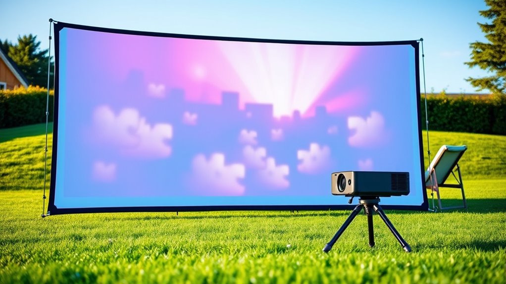 portable durable stable clear