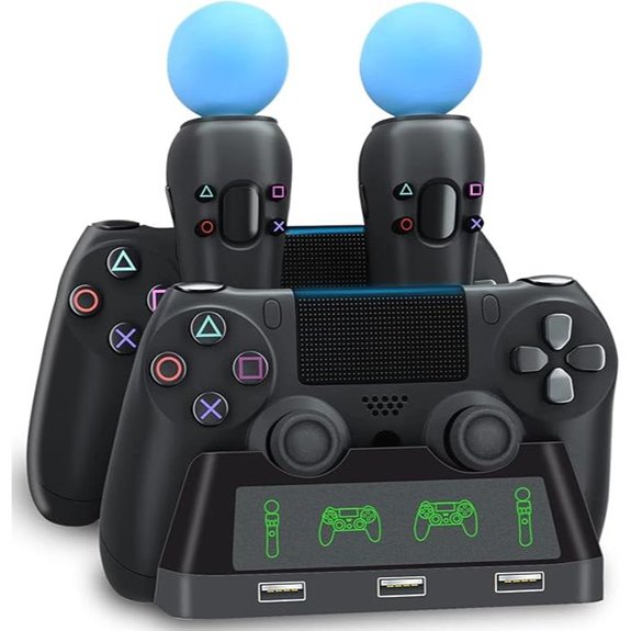 PS4 Controller & PS VR Charging Dock Station