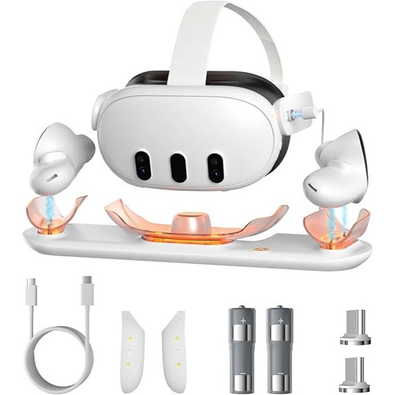Meta Quest 3 Charging Dock with RGB Lighting