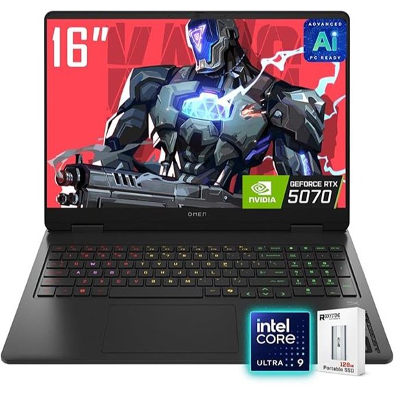 HP OMEN 16 Slim Gaming Laptop with RTX 5070