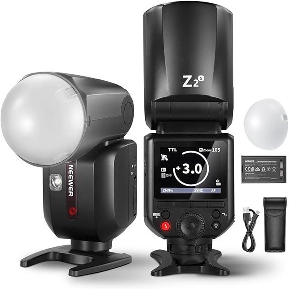 Neewer Z2-S TTL Round Head Flash for Sony Cameras