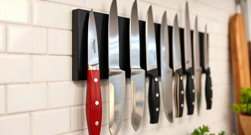 top chefs magnetic knife choices