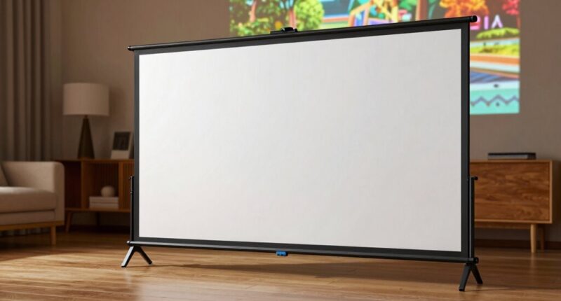 top portable projection screens