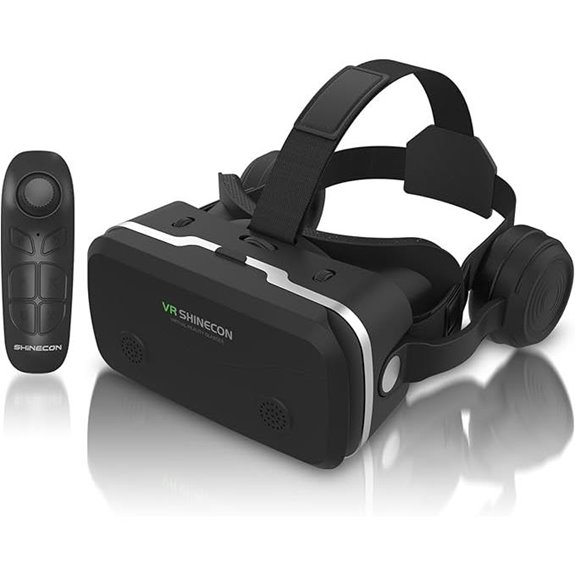 vr headset with remote
