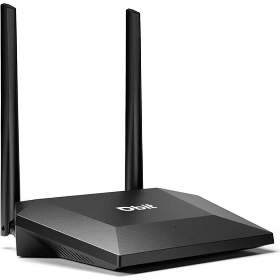 DBIT N300 WiFi Router with Repeater & Guest Network