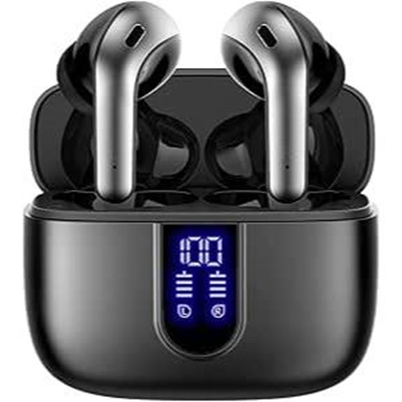 TAGRY True Wireless Bluetooth Earbuds with LED Display