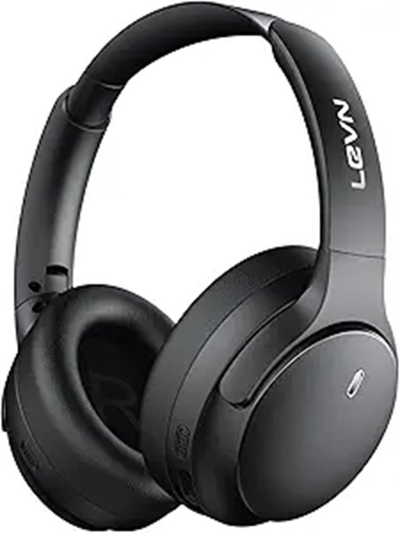 LEVN Wireless Noise-Canceling Headphones with Bluetooth 5.4