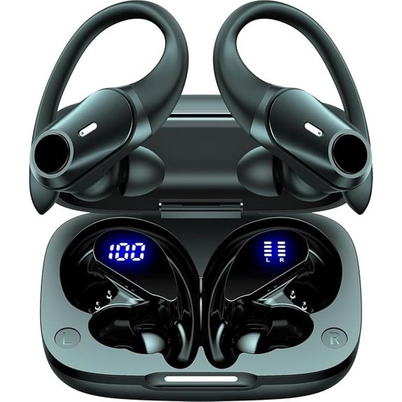 GOLREX Wireless Earbuds with Noise Cancelling & Long Battery