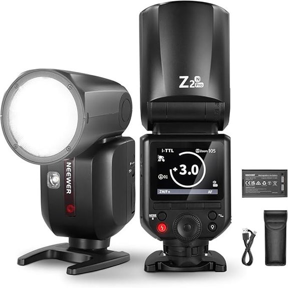 NEEWER Z2PRO-N 2.4G TTL Round Head Flash