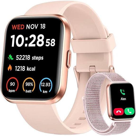 Smartwatch for Women with Calls Alexa & Fitness Tracking