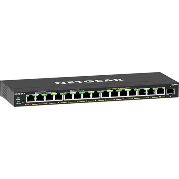 NETGEAR 16-Port PoE Managed Switch (GS316EP)
