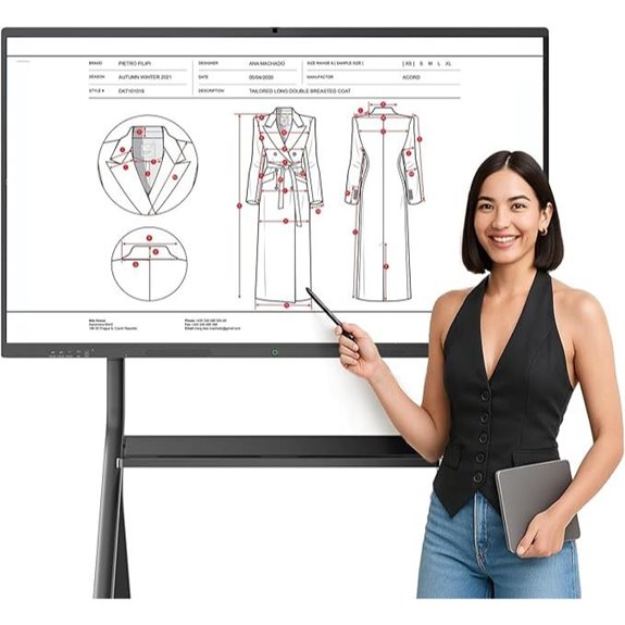 55 4K Touchscreen Smartboard with Android 13