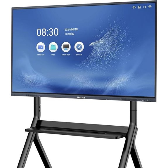 Smart Board 55 4K Touchscreen Whiteboard with Mount