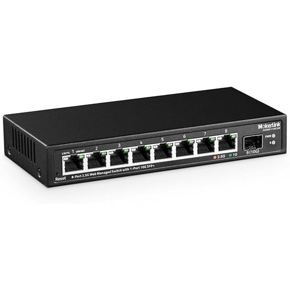 MokerLink 8-Port 2.5G Managed Switch with 10G SFP
