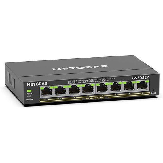 NETGEAR 8-Port PoE Gigabit Managed Switch