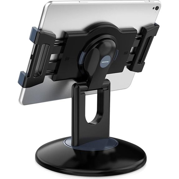 AboveTEK Rotating iPad Kiosk Stand for 6-13 Inch Tablets