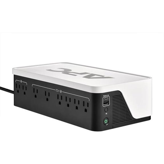 APC 1050VA UPS with Battery Backup and USB Charging