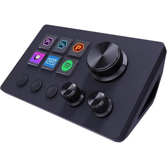 Basicolor Streaming Macro Keypad with Customizable LCD Keys
