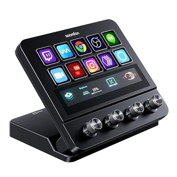 SOOMFON Stream Controller with Macro Keys & Touchscreen