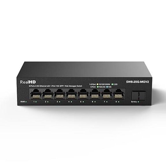 8-Port 2.5Gb Ethernet Network Switch